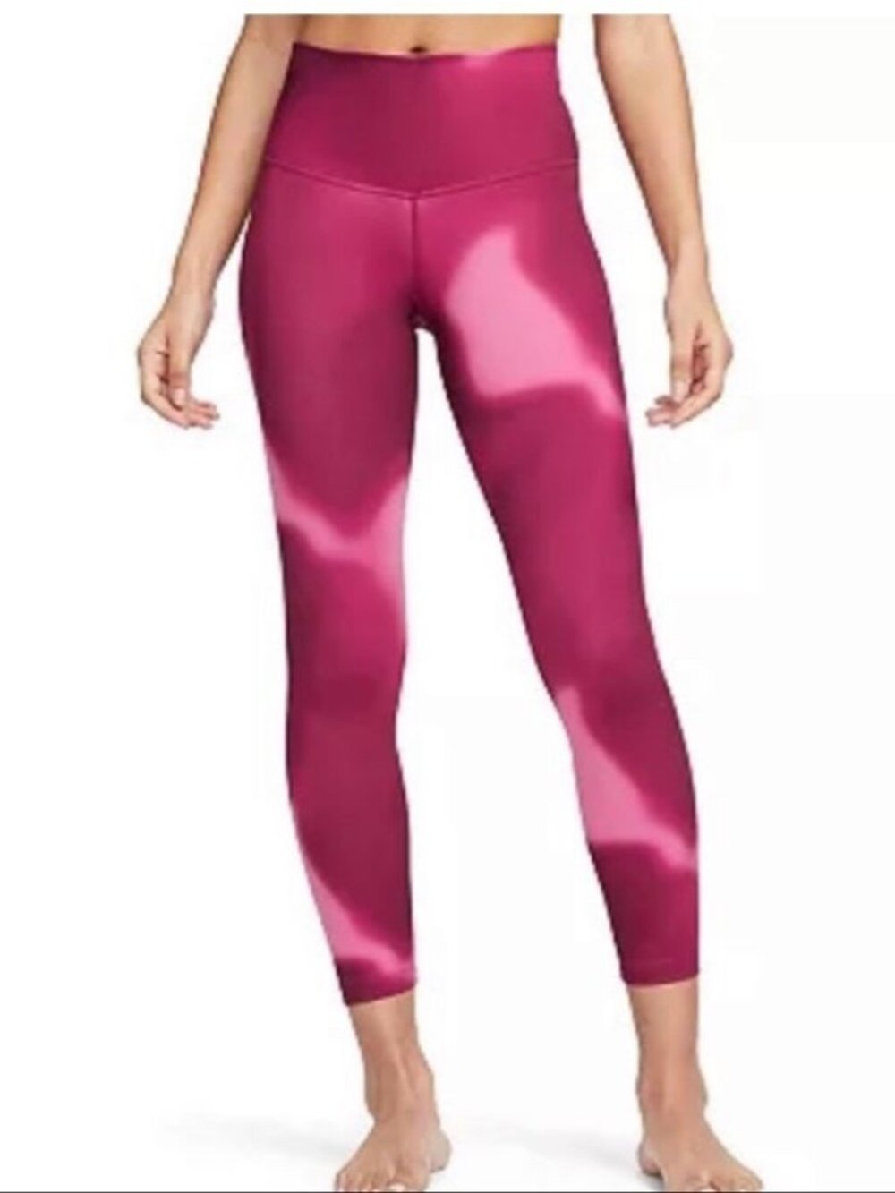 Nike Dri-Fit Yoga Leggings Women's S Fuchsia
